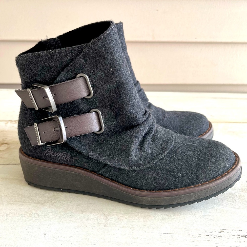 Blowfish Malibu Gray Ankle Bootie